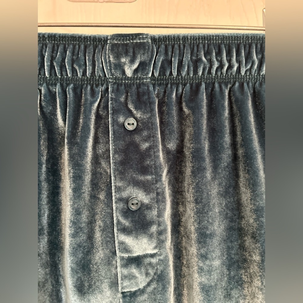 VS pink blue velour sleep shorts XL - Picture 2 of 5